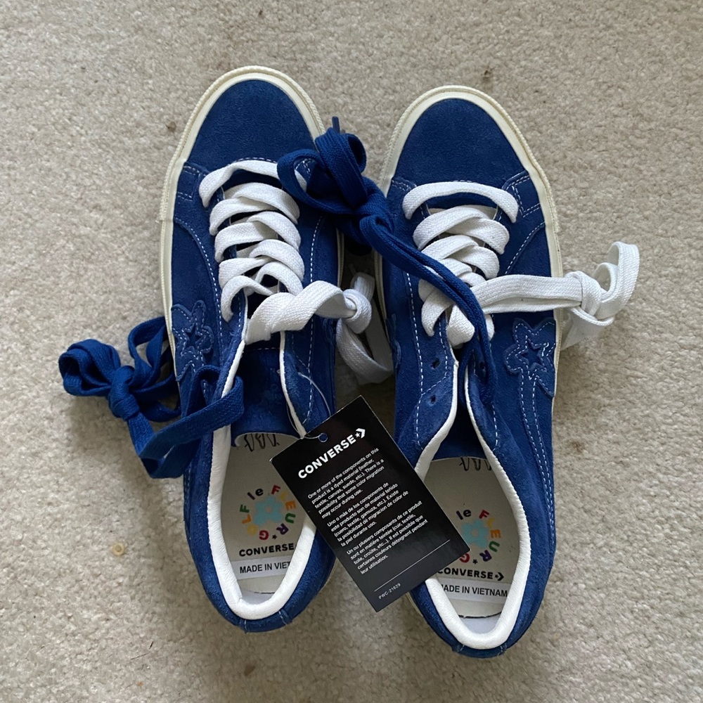 NWT golf wang/converse in blue!